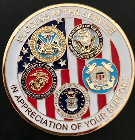 175 Gold Plated Veterans Appreciation Challenge Coin Challenge
