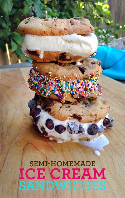 Easy Semi-Homemade Ice Cream Sandwiches - Popsicle Blog