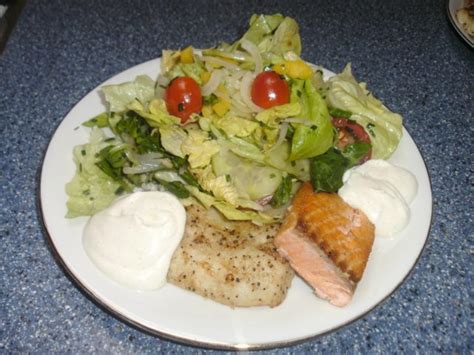 Bunter Salat Mit Fisch Rezept Mit Bild Kochbarde
