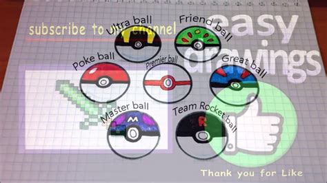 Detail Easy Drawings 210 How To Draw A Pokeball Pokemon Go