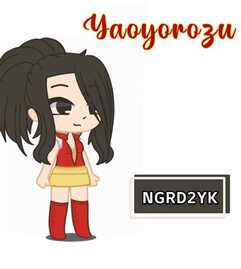 Yaoyorozu Momo Gacha Club