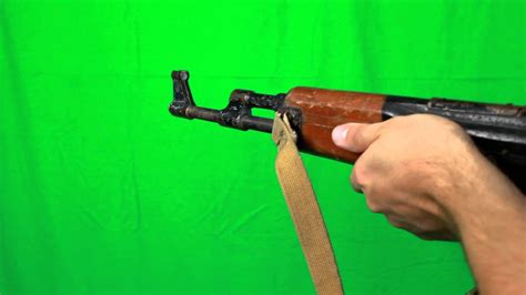 Ak 47 Pull Out 2 Hd Green Screen Footage Youtube