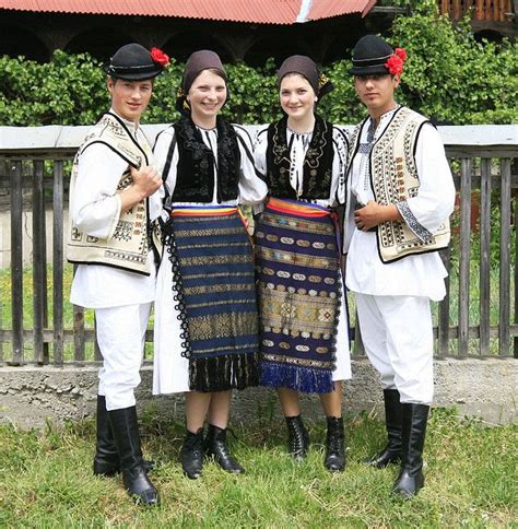 Traditional Romanian Folk Costumes From Mediaş Sibiu County