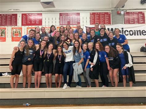 Dhs Girls Swim And Dive Team Named 2019 Fciac Champions Darien Ct Patch
