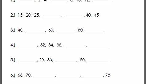 Skip Counting Worksheet: 2s, 5s, 10s - Mamas Learning Corner