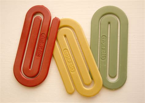 Large Vintage Plastic Paper Clips By Lydiasvintage On Etsy