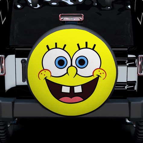 Spongebob Face 2 Car Spare Tire Covers T For Campers Nearkii