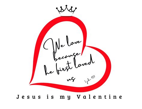 Christian Valentines Day Svg Cut File Bible Verse About Love Jesus Is