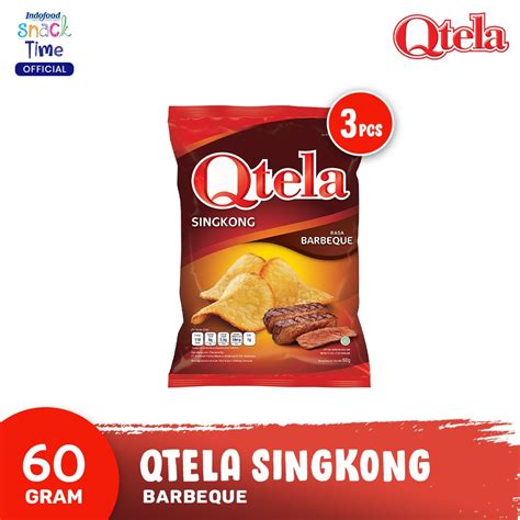 Snack makanan ringan cemilan qtela keripik singkong original bbq barbeque repacking 220gram. Qtela Singkong Barbeque 60 Gr - 3 Pcs | Shopee Indonesia
