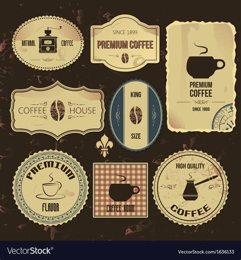 Vintage Coffee Labels Printable