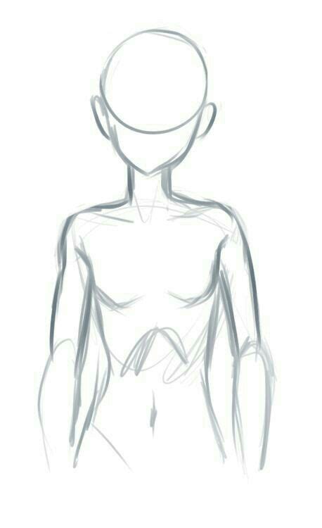 Male Body Anime Boy Guy How To Draw Mangaanime Body Sketch