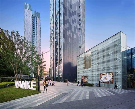 Vanke Plaza Fuzhou Living High In The Park John Curran Architects