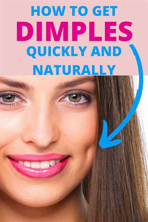 How To Get Dimples Fast And Naturally At Home Dimples Face Mask Diy