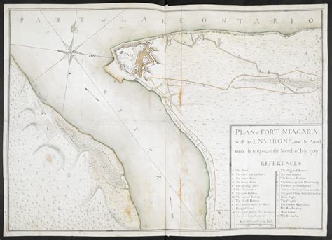 Plan Of Fort Niagara With Its Environs And The Attack Made There Upon