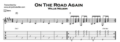 Willie Nelson On The Road Again Guitar Lesson Tabs And Chords Jgb