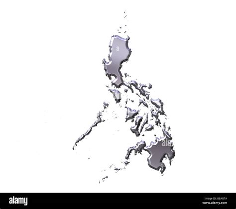 Philippines Map Vector 3d Clipart