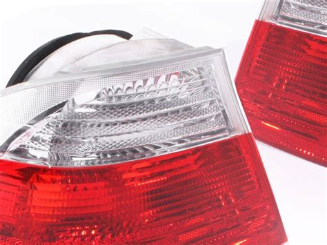 Tail Lights Bmw E46 3 Series 99 03 2door Coupe Red And Clear Lhrh Set Of