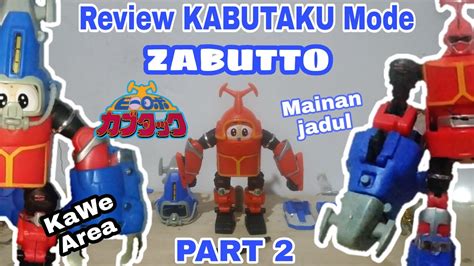 Review Mainan Robot Jadul Kabutaku Mode Zabutto Mainan Era Tahun 90