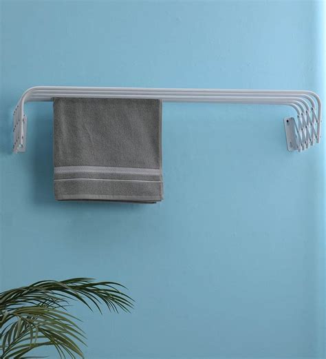 Buy Pipes Steel Wall Mounted Cloth Drying Rack Length Inches