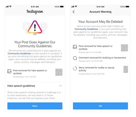 Instagram Warning Message Your Account May Be Deleted Advertisemint