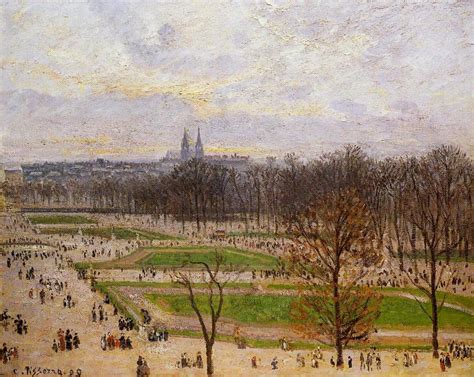 les tuileries jardins Hivernal laprès midi , 1899 de ...