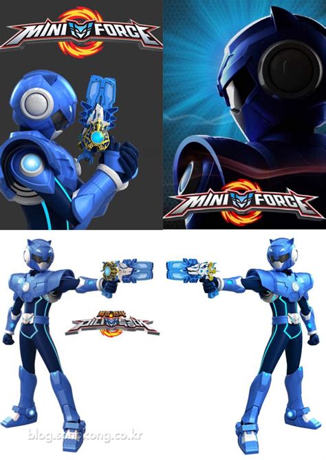 Blue Miniforce Rangers Tematica Heroe Cumpleaños