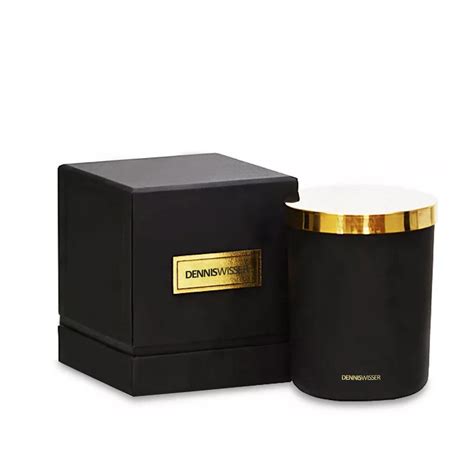 Wholesale Customized Candle Boxes Including Featured Black Packaging Box Design Featuring Gold