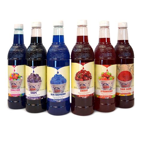 Snow Cone Syrup Variety Pack 2536oz 6pk
