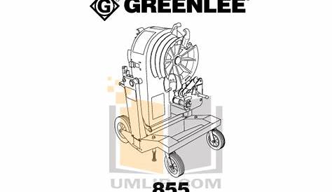 PDF manual for Greenlee Other 855 Benders