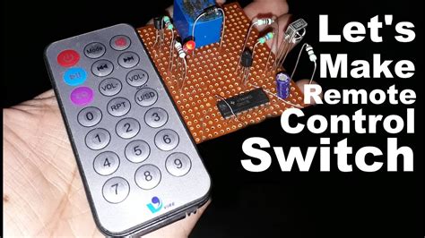 Price remote switch for lights and fans circuit how to make remote control switch. Let's Make Remote Control ON/OFF Switch making | control ...