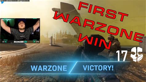 My First Warzone Win Youtube