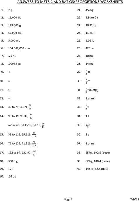 Download Simple Conversion Chart For Metric System For Free Page 8