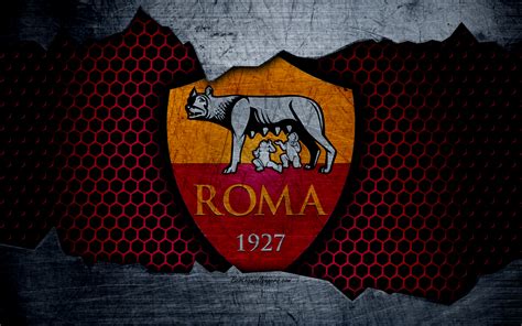 Download, share or upload your own one! Download wallpapers Roma, 4k, art, Serie A, soccer, logo ...