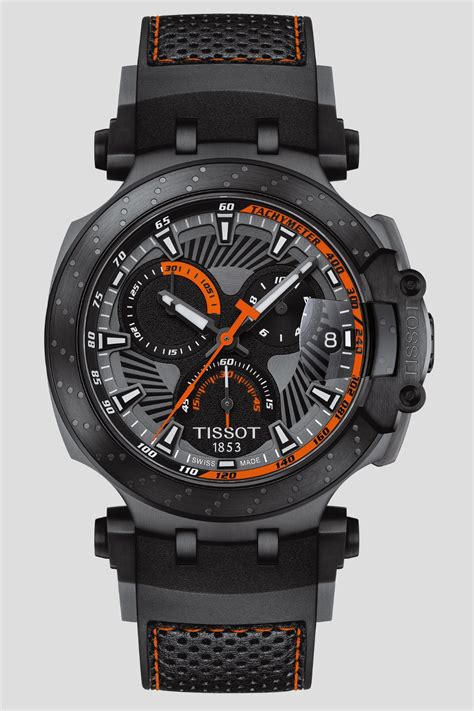 This model features an eta valjoux 7750 automatic movement with chronograph, tachymetre and day/date. Tissot T-Race Marc Márquez Watch First Look