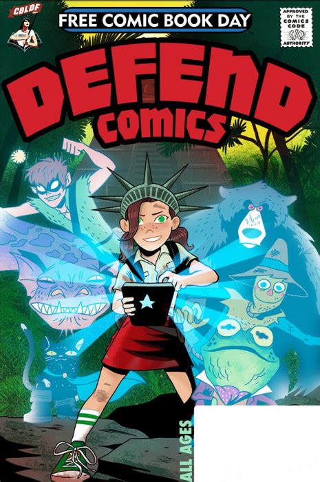 CBLDF Defend Comics 2015 Comic Book Legal Defense Fund Comic Book
