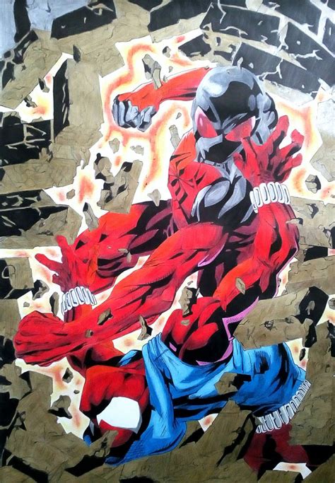 Scarlet Spider Kaine Vs Ben Reilly By Rafaelavd On Deviantart