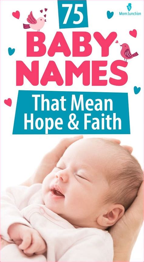 75 Most Amazing Baby Names That Mean Hope And Faith Baby Names Cool