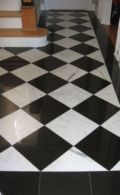 Black And White Checkered Floor Tiles The Pattern May Originate From