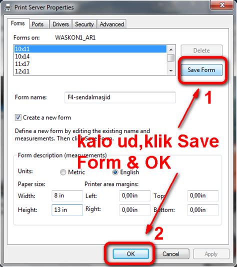 Penyebab printer offline , cara membuat email baru) Menambah ukuran kertas F4 pada Ms.Office 2007 di Printer ...