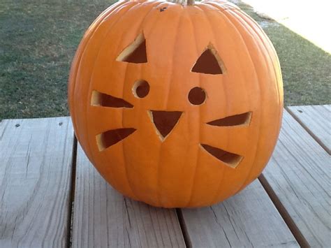 Kitty Pumpkin Cute Jack O Lantern Idea We Invented It Halloween Jack O Lanterns