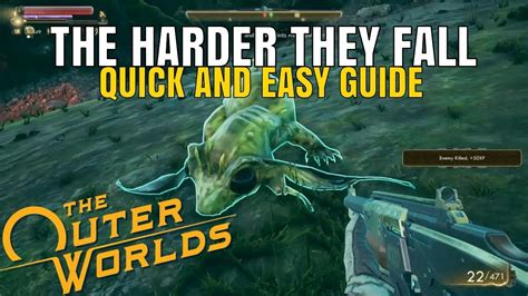 The Harder They Fall Missable Mega Sprat The Outer Worlds Youtube