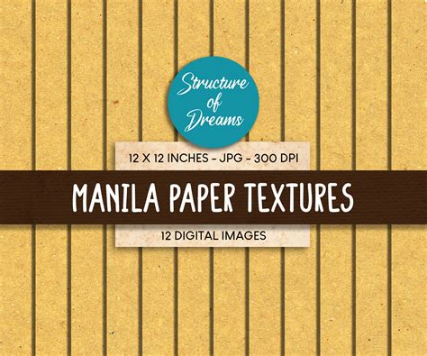 Manila Paper Textures Digital Paper Background Surface Etsy