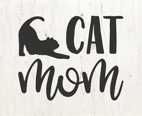 Cat Svg Cat Mom Svg Cat Mom Svg File Kitten Svg Lover Cat Svg Etsy Canada