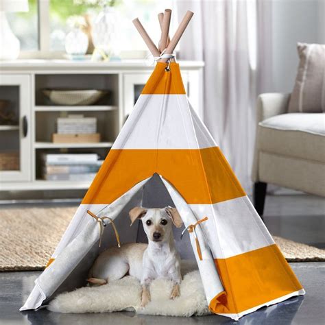 Merry Products Striped Pet Teepee Pet Teepee Dog