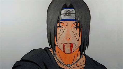How To Draw Itachi Uchiha Step By Step Easy Very Emotional Art