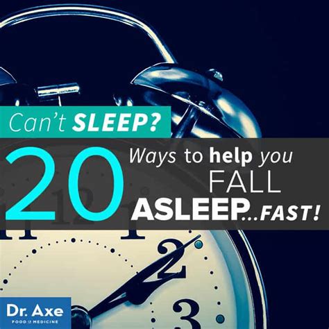 Cant Sleep 20 Strategies To Fall Asleep Fast Dr Axe