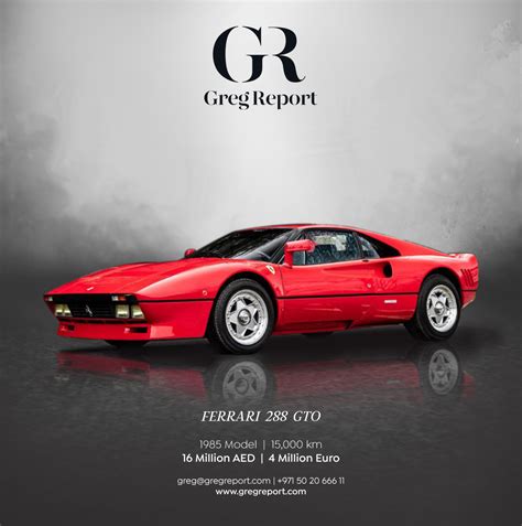 Ferrari 288 Gto Greg Report