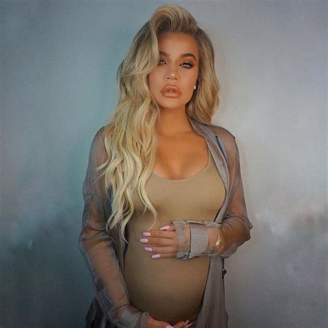 Weeks And Counting Mum To Be Khloe Kardashian Is Glowing