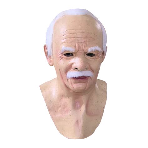 New Trend Latex Man Face Cover Male Masquerade Full Head Mask Cosplay