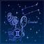 Zodiac Sign Gemini A Beautiful Girl The Constellation Of Night 